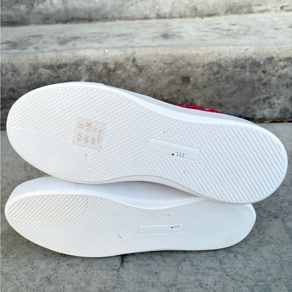 Rebecca Minkoff Blue, White & Pink High-Top Sneakers Size 10 NWOT - Picture 3 of 6